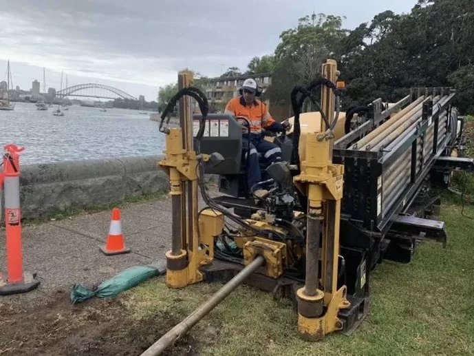  drilling under road